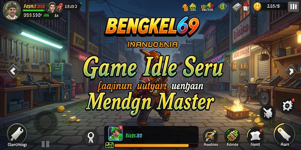 Tampilan indah dari gameplay BENGKEL69 yang memberikan pengalaman Idle.