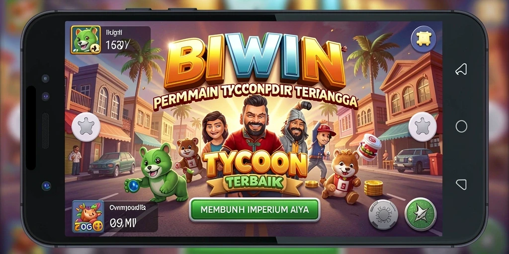 Gameplay BIWIN yang menarik dan menantang dalam membangun bisnis.