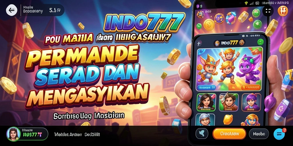 Tampilan utama gameplay INDO777 yang menggugah selera bermain.