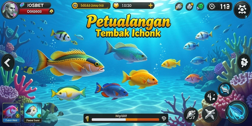 Gameplay seru Tembak Ikan di IOSBET.