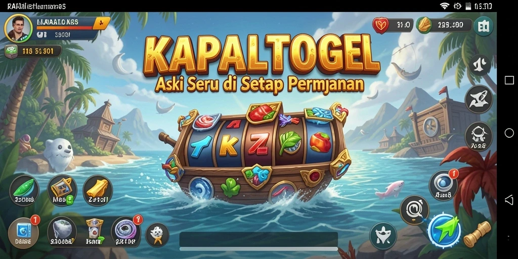 Tampilan gameplay mendebarkan di KAPALTOGEL dengan aksi seru.