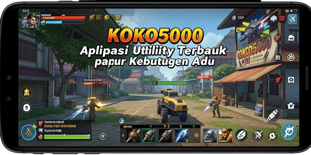 Tampilan utama KOKO5000 dengan berbagai fitur yang bermanfaat.