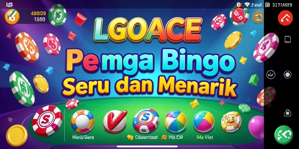 Gameplay LGOACE yang menampilkan keseruan permainan Bingo.