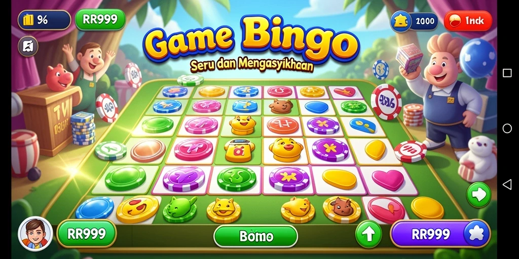 Screenshot gameplay RR999 menampilkan keseruan permainan Bingo.