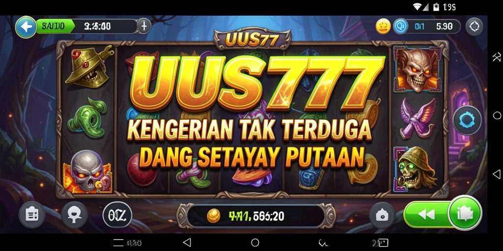 Tampilan gameplay menakutkan dengan suasana mencekam di UUS777.