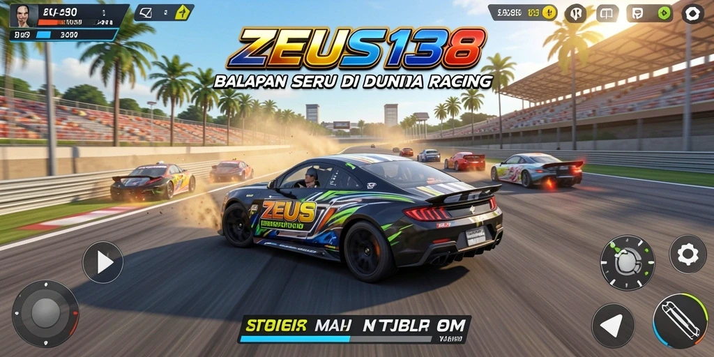 Gameplay balapan seru dan menantang di ZEUS138.